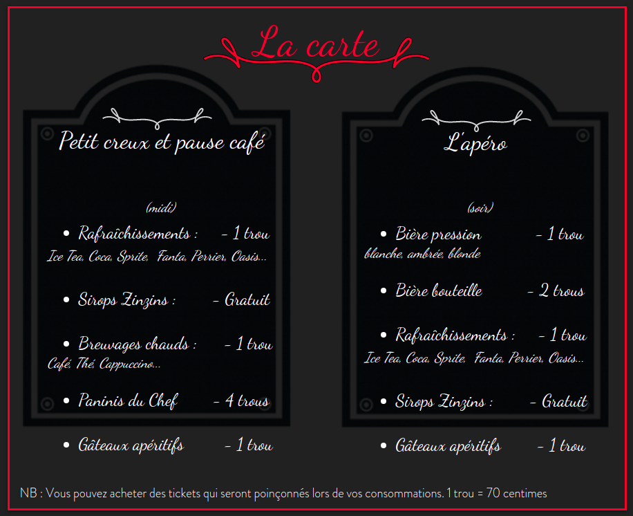 la carte